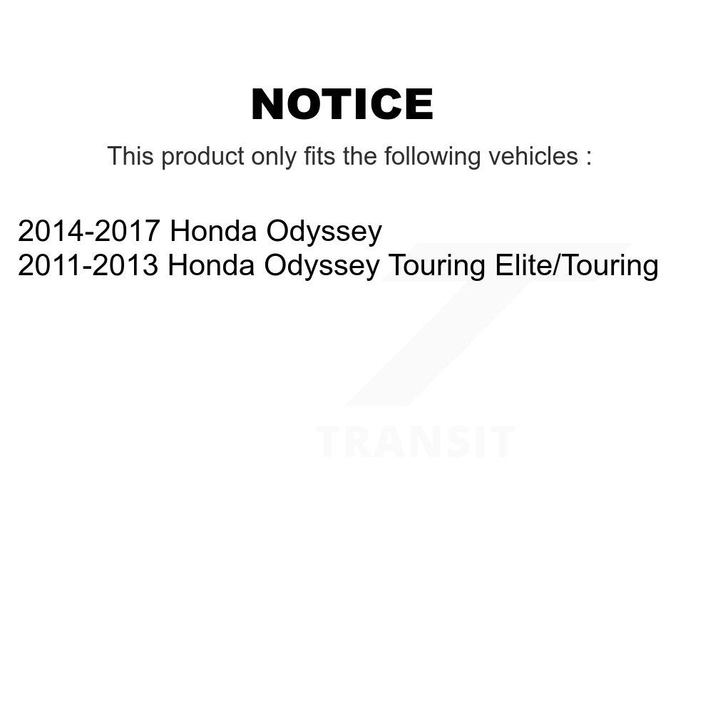 CV Axle Drive Shaft Complete Assembly Front Kit For Honda Odyssey