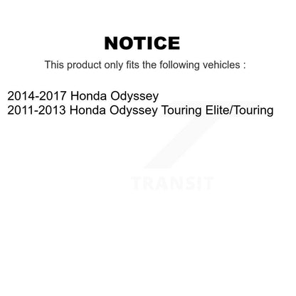 CV Axle Drive Shaft Complete Assembly Front Kit For Honda Odyssey