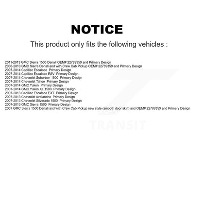 CV Axle Shaft Front Kit For Chevrolet GMC Sierra 1500 Silverado Avalanche Tahoe