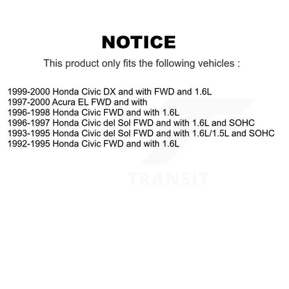 CV Axle Drive Shaft Complete Assembly Front Kit For Honda Civic Acura EL