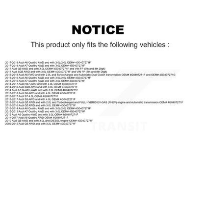 CV Axle Drive Shaft Front Kit For Audi Q5 A6 Quattro A7 SQ5 A8 S6 RS7 S8
