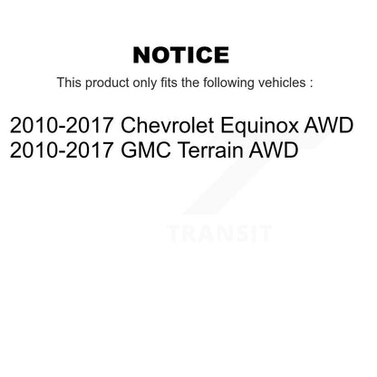 CV Axle Drive Shaft Rear Kit For 2010-2017 Chevrolet Equinox GMC Terrain AWD