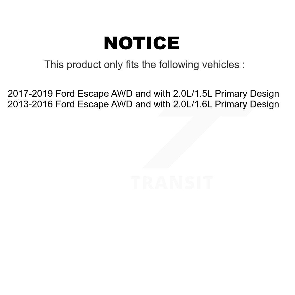 CV Axle Drive Shaft Assembly Front Rear Kit For Ford Escape Primary Design