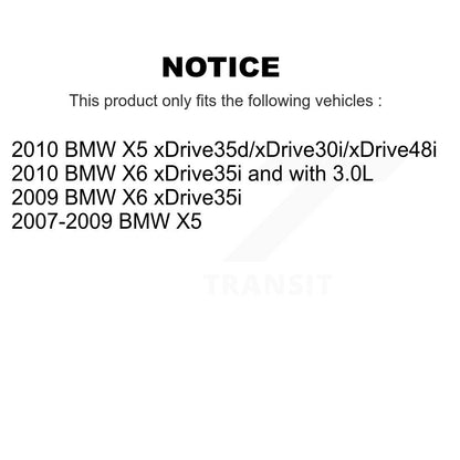 Ceramic Disc Brake Pads And Wear Sensors Front Kit For BMW X5 X6