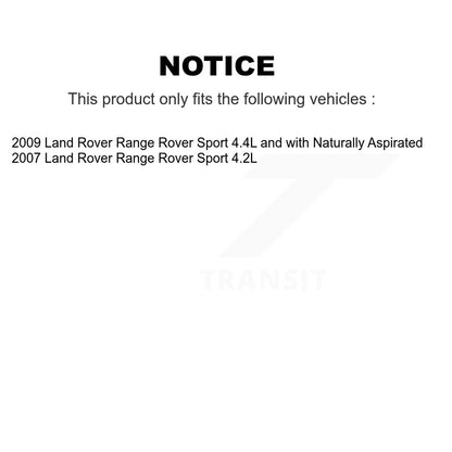 Ceramic Disc Brake Pad And Wear Sensor Pair Front Kit For Land Rover Range Sport
