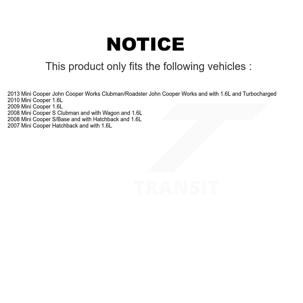 Ceramic Disc Brake Pads And Wear Sensors Rear Kit For Mini Cooper