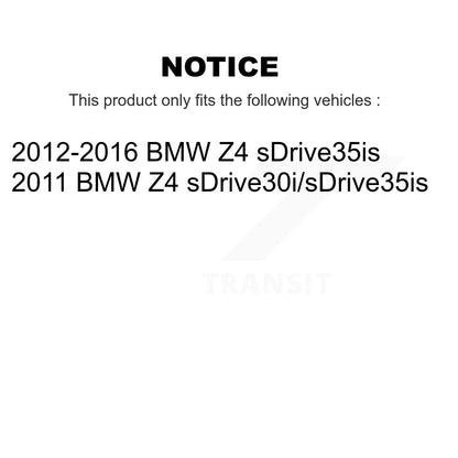 Ceramic Disc Brake Pads And Wear Sensors Rear Kit For BMW Z4
