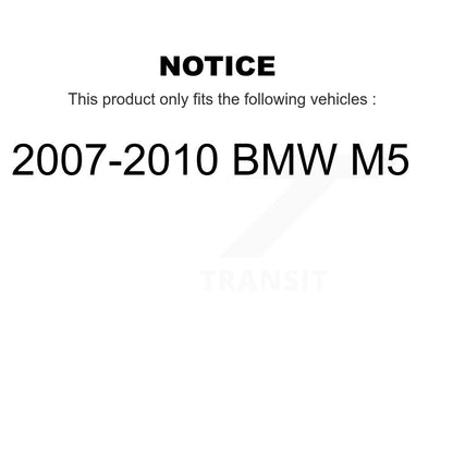 Ceramic Disc Brake Pads And Wear Sensors Rear Kit For 2007-2010 BMW M5