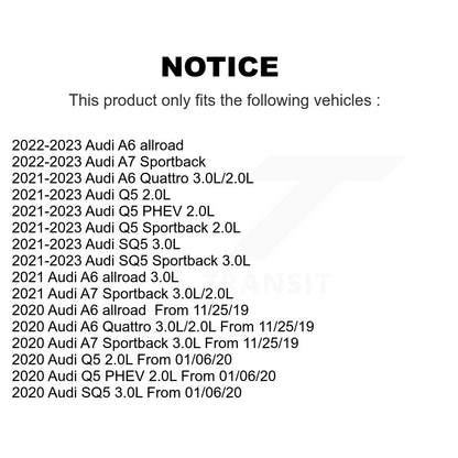 Ceramic Brake Pad Wear Sensor Rear Kit For Audi Q5 Sportback SQ5 PHEV A6 Quattro