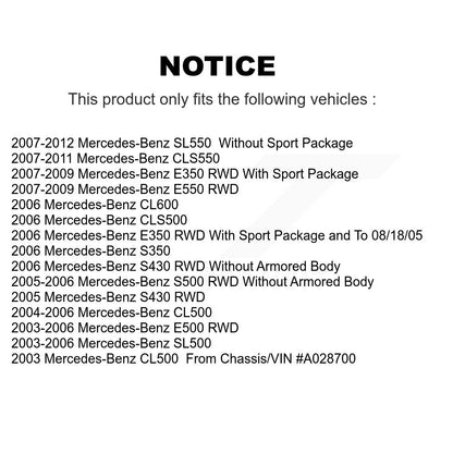 Ceramic Brake Pads Front Rear Kit For Mercedes-Benz E350 SL500 SL550 E500 CLS550