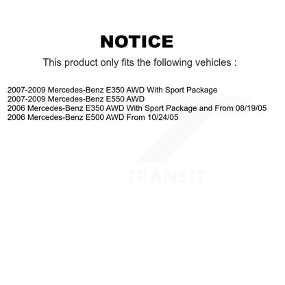 Ceramic Brake Pads Front Rear Kit For Mercedes-Benz E350 E550 E500 AWD