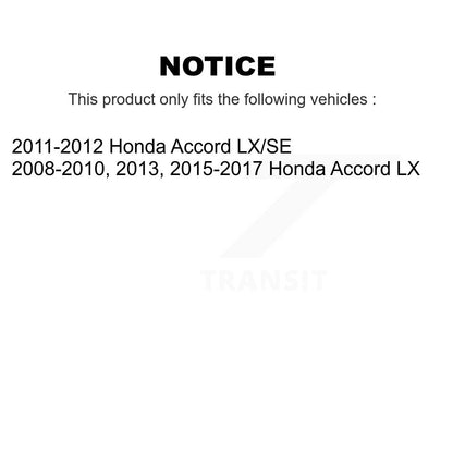 Ceramic Brake Pads Front Rear Kit For Honda Accord