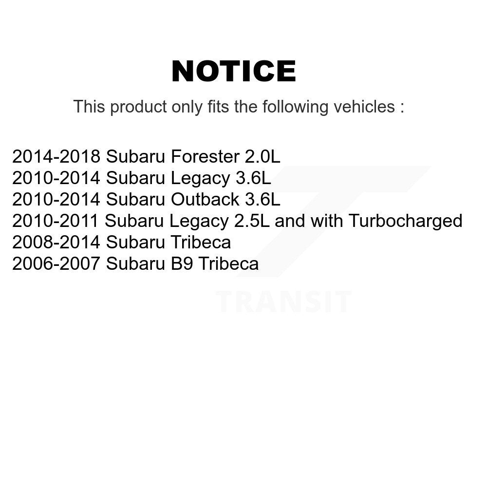 Ceramic Brake Pads Front Rear Kit For Subaru Forester Outback Legacy Tribeca B9