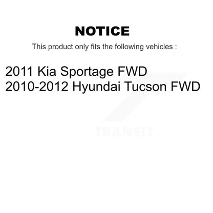 Ceramic Brake Pads Front Rear Kit For Hyundai Tucson Kia Sportage FWD