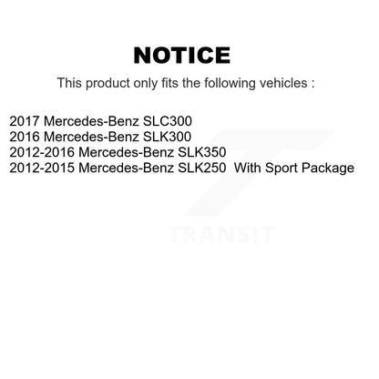 Ceramic Brake Pads Front Rear Kit For Mercedes-Benz SLK350 SLC300 SLK250 SLK300