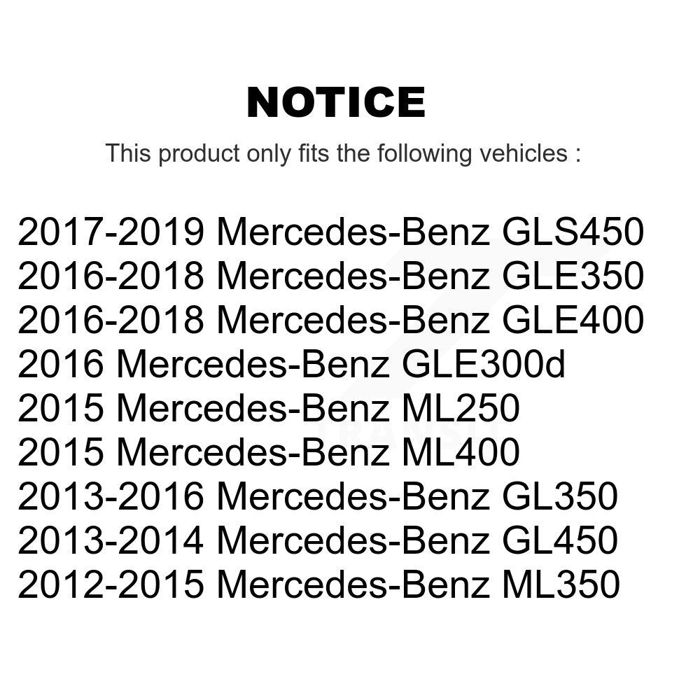 Ceramic Brake Pads Front Rear Kit For Mercedes-Benz ML350 GLE400 GLE350 GL350