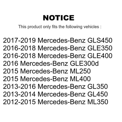 Ceramic Brake Pads Front Rear Kit For Mercedes-Benz ML350 GLE400 GLE350 GL350