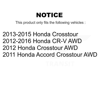 Ceramic Brake Pads Front Rear Kit For Honda CR-V Crosstour Accord