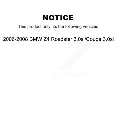 Ceramic Brake Pad Front Rear Kit For 2006-2008 BMW Z4 Roadster 3.0si Coupe