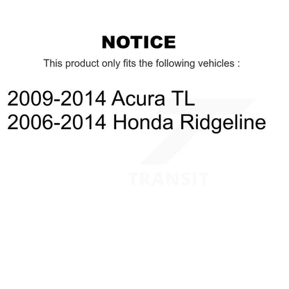 Ceramic Brake Pads Front Rear Kit For Honda Ridgeline Acura TL