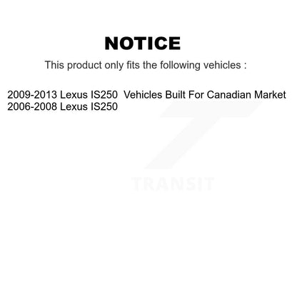 Ceramic Brake Pads Front Rear Kit For Lexus IS250