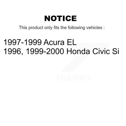 Ceramic Brake Pads Front Rear Kit For Honda Civic Acura EL