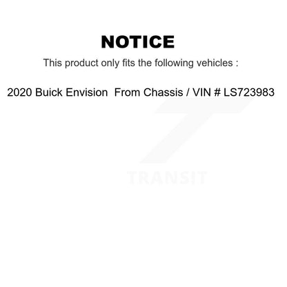 Ceramic Brake Pad Front Rear Kit For Buick Envision From Chassis  VIN # LS723983