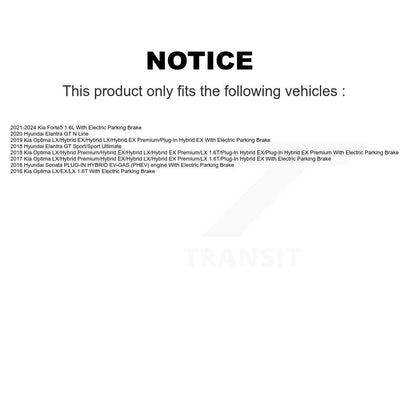 Drilled Slot Brake Rotor Front Rear Kit For Kia Hyundai Optima Elantra GT Sonata