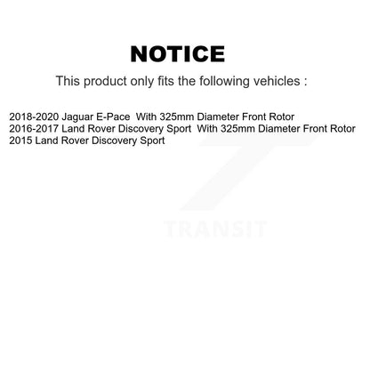 Drill Slot Disc Brake Rotor Front Rear Kit For Land Rover Discovery Sport Jaguar