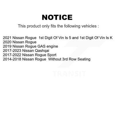 Drill Slot Disc Brake Rotor Ceramic Pad Front Kit For Nissan Rogue Sport Qashqai