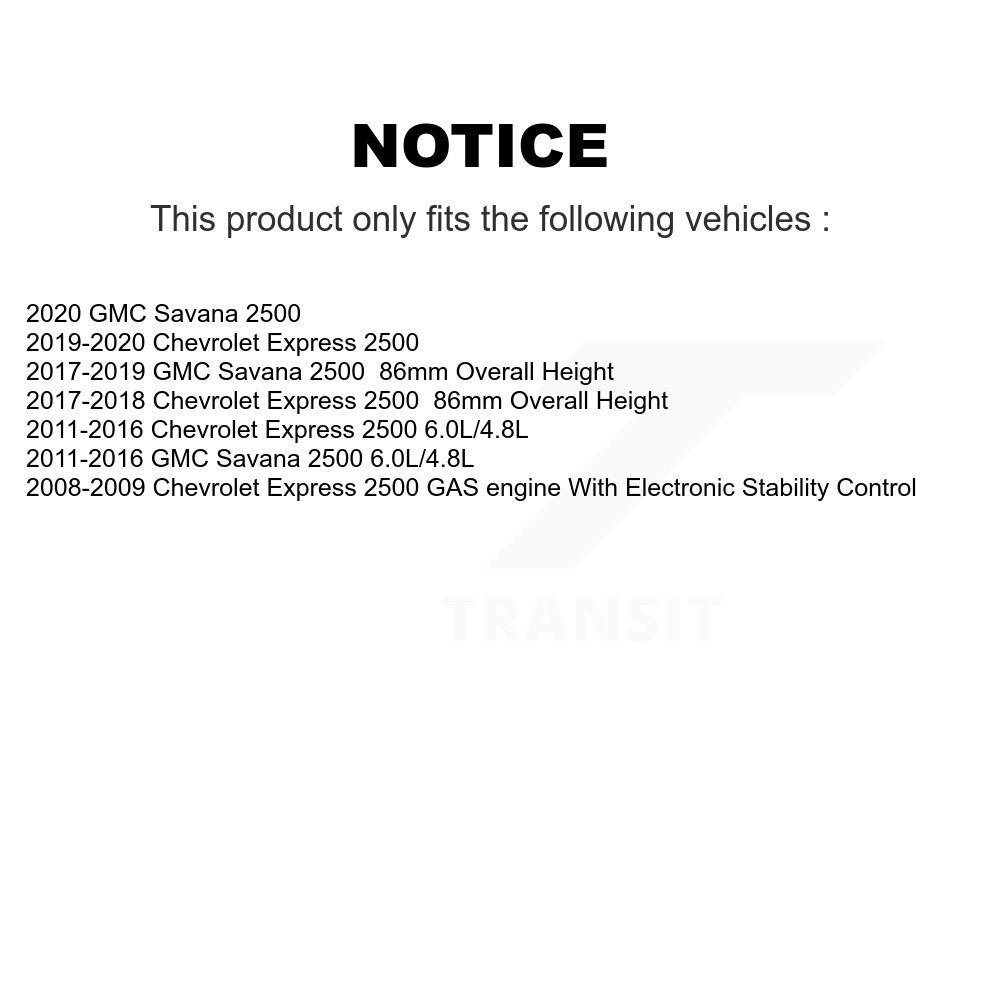 Drill Slot Brake Rotor Ceramic Pad Front Rear Kit For Chevrolet Express 2500 GMC