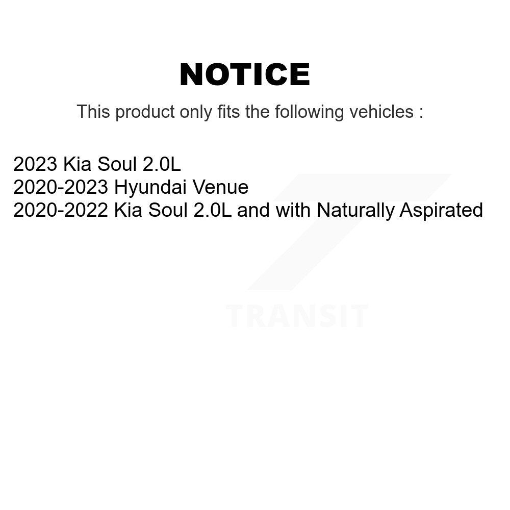 Drilled Slot Disc Brake Rotor & Ceramic Pad Front Kit For Hyundai Venue Kia Soul