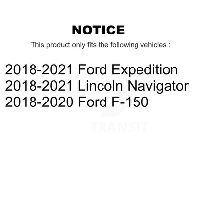 Drilled Slot Brake Rotor Ceramic Pad Front Kit For Ford F-150 Expedition Lincoln