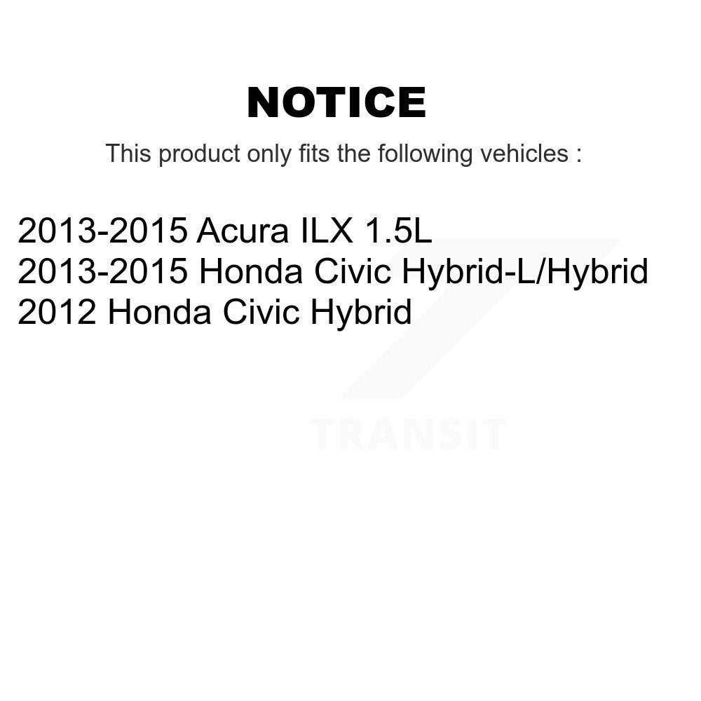 Drilled Slot Brake Rotor & Semi-Metallic Pad Front Kit For Honda Civic Acura ILX
