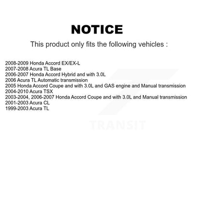 Drill Slot Brake Rotor Semi-Metallic Pad Front Kit For Honda Accord Acura TSX TL