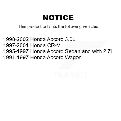 Semi-Metallic Brake Pads And Drum Shoes Front Rear Kit For Honda Accord CR-V