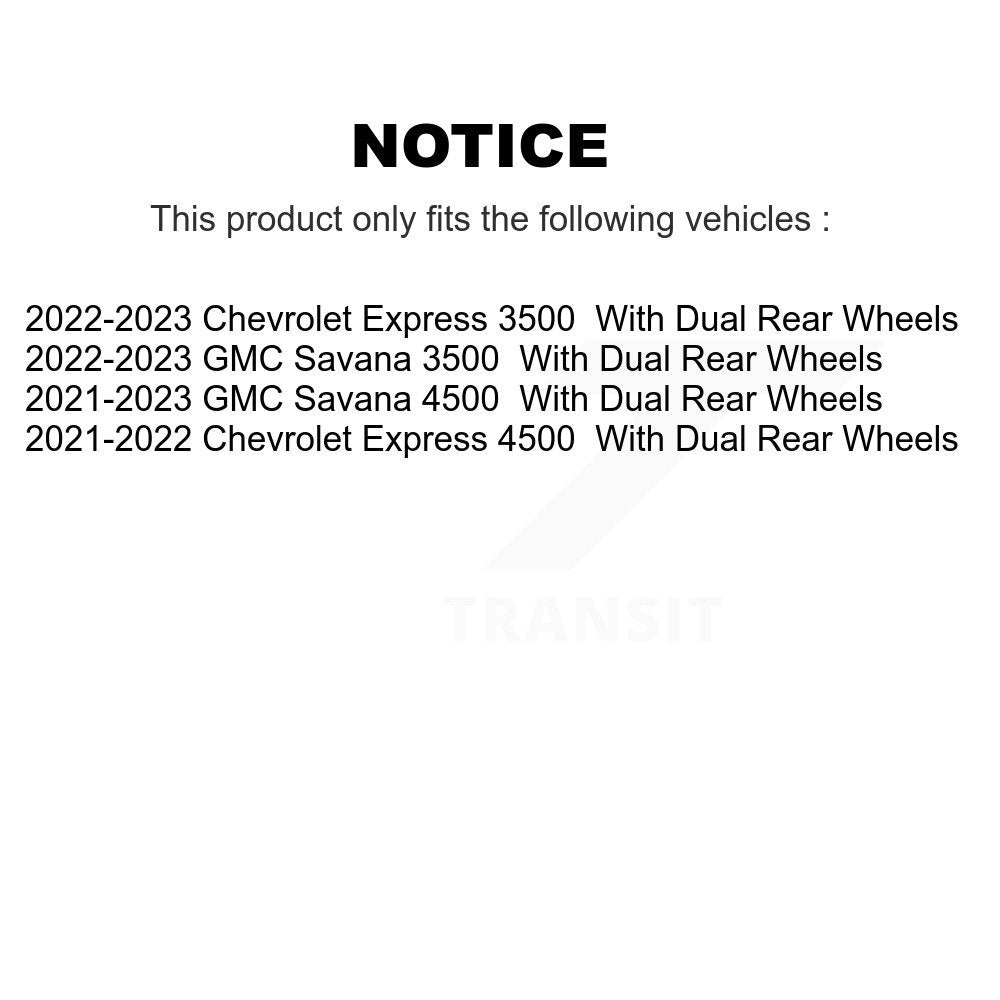 Semi-Metallic Brake Pads Parking Shoe Front Rear Kit For GMC Savana 3500 Express