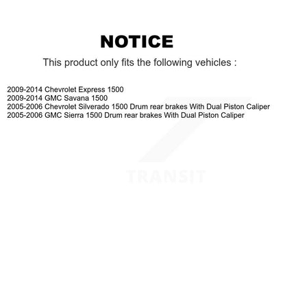 Coat Brake Rotors Front Rear Kit For Chevrolet GMC Silverado 1500 Sierra Express