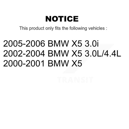 Coated Disc Brake Rotors Front Rear Kit For BMW X5