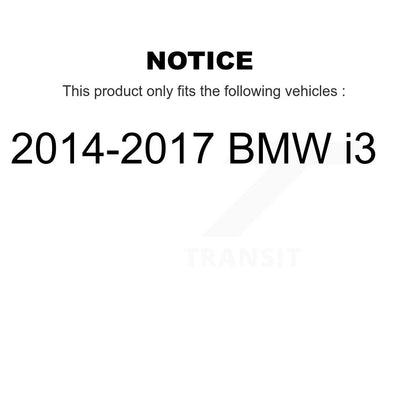 Coated Disc Brake Rotors And Ceramic Pads Front Rear Kit For BMW i3 i3s