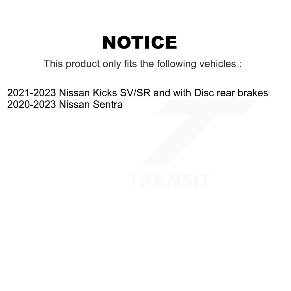 Coated Disc Brake Rotors And Ceramic Pads Front Kit For Nissan Kicks Sentra