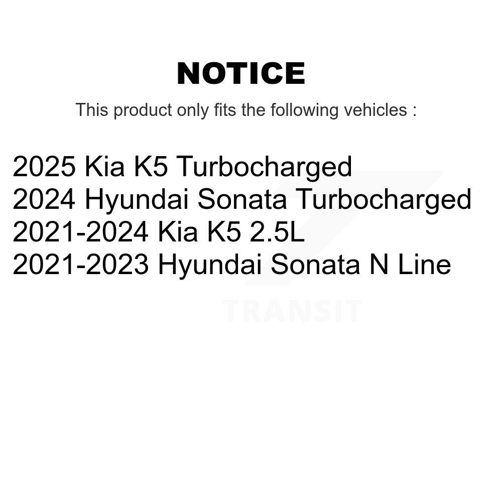 Coated Disc Brake Rotor And Ceramic Pad Front Rear Kit For Hyundai Sonata Kia K5