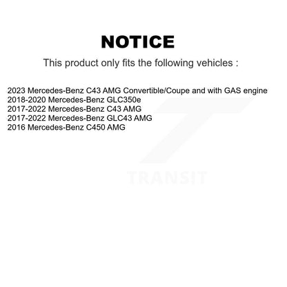 Coat Brake Rotor Ceramic Pad Front Rear Kit For Mercedes-Benz C43 AMG GLC43 C450