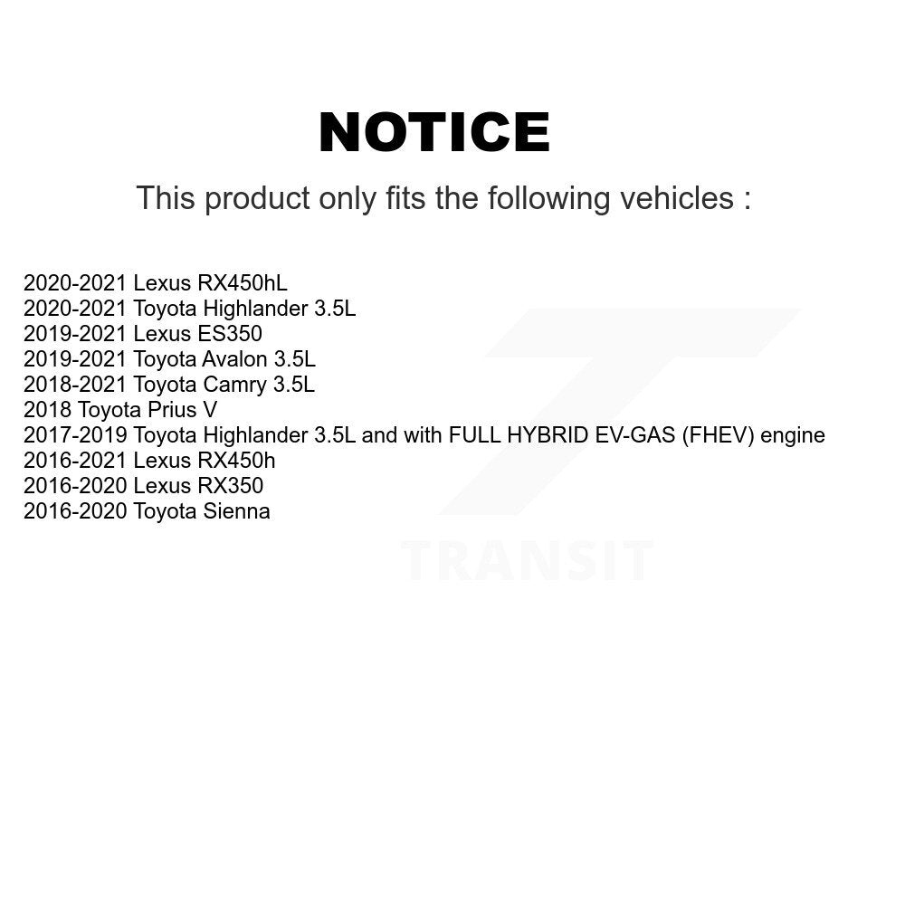 Ignition Coil (2 Pack) For Toyota Highlander Camry Lexus RX350 Sienna RX450h