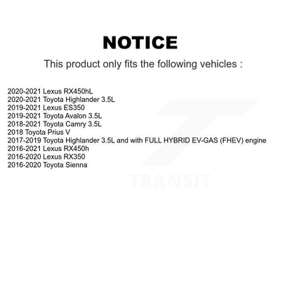 Ignition Coil (2 Pack) For Toyota Highlander Camry Lexus RX350 Sienna RX450h