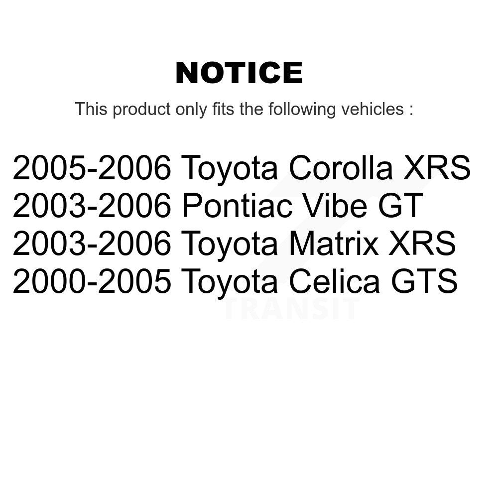 Ignition Coil (4 Pack) For Toyota Corolla Matrix Pontiac Vibe Celica