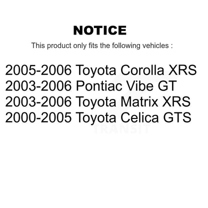 Ignition Coil (4 Pack) For Toyota Corolla Matrix Pontiac Vibe Celica
