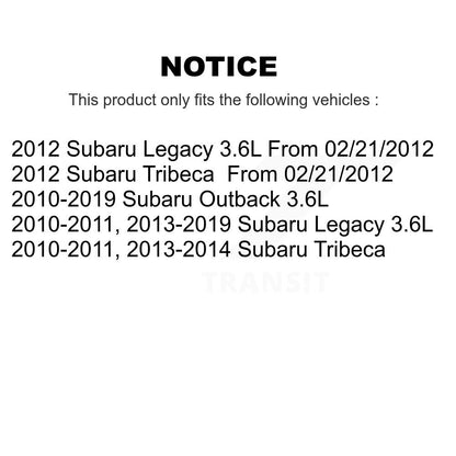 Ignition Coil (6 Pack) For Subaru Outback Legacy Tribeca