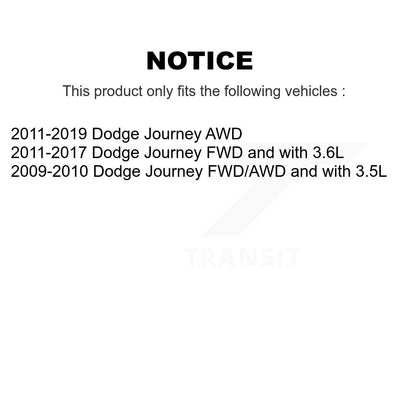 CV Axle Drive Shaft And Hub Bearing Assembly Front Left Kit For Dodge Journey