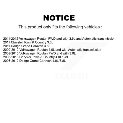 CV Axle Shaft And Bearing Front Left Kit For Dodge Grand Caravan Chrysler Town &